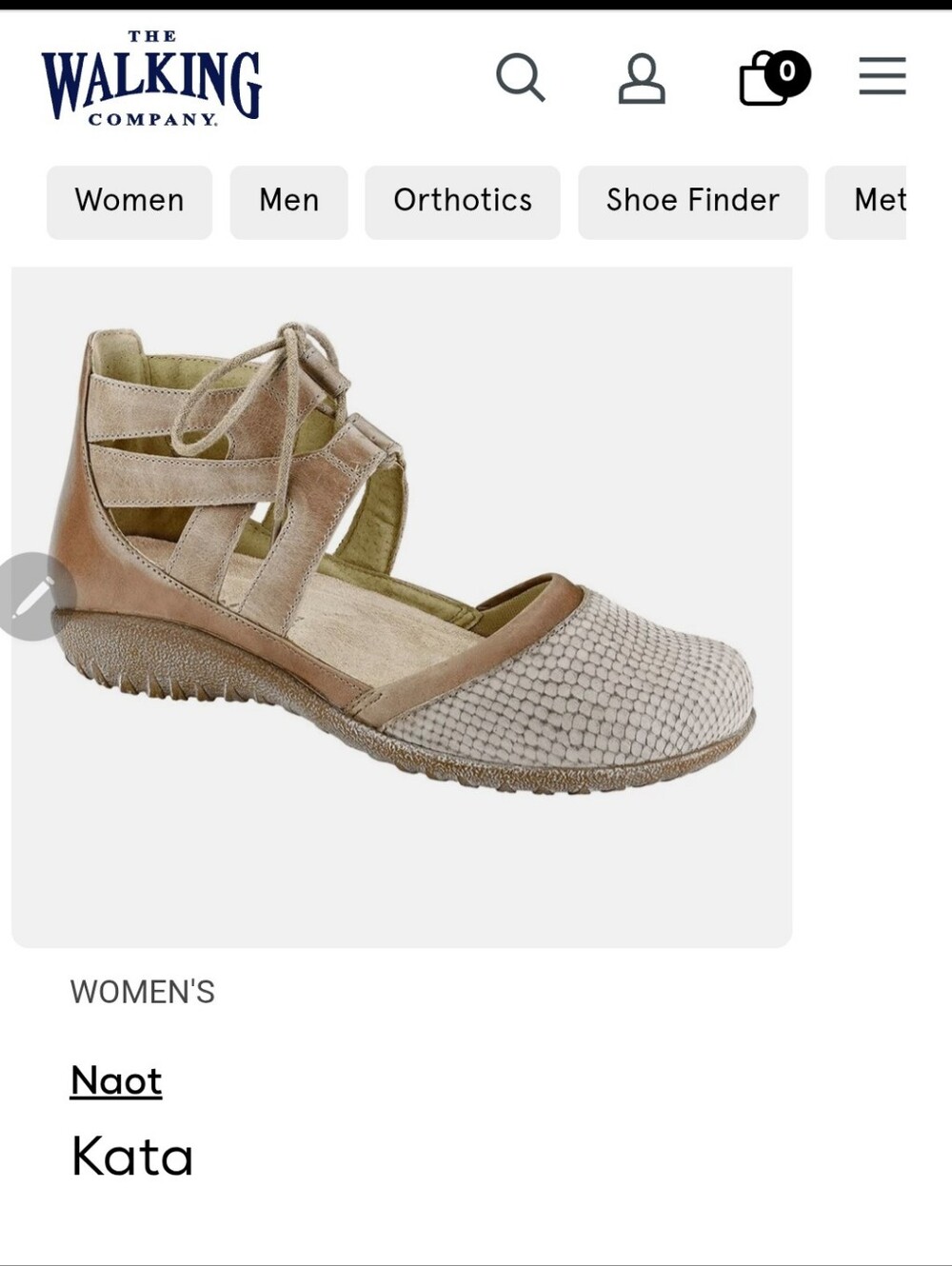 Naot Kata Women's Lace-Up Flats in Beige and Taupe